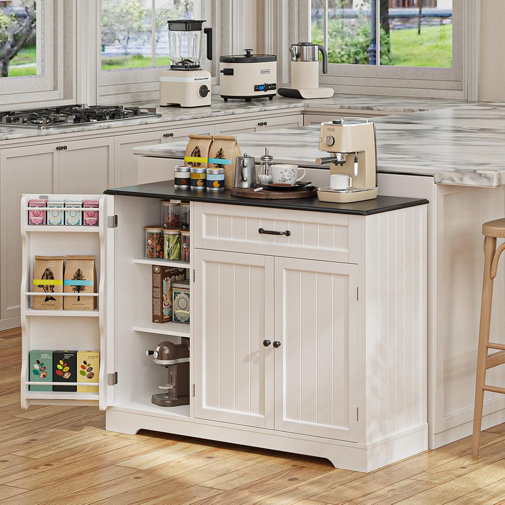 Gizoon Kitchen Coffee Bar Cabinet with Storage Kitchen Sideboard Buffet Cabin...