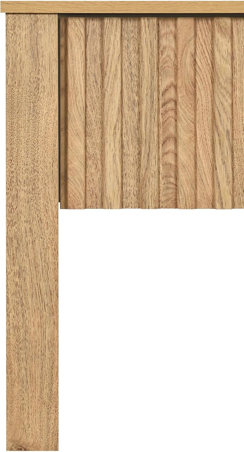 New Classic Furniture Thayer Wood 1-Drawer End Table/Bedside Table in Natural