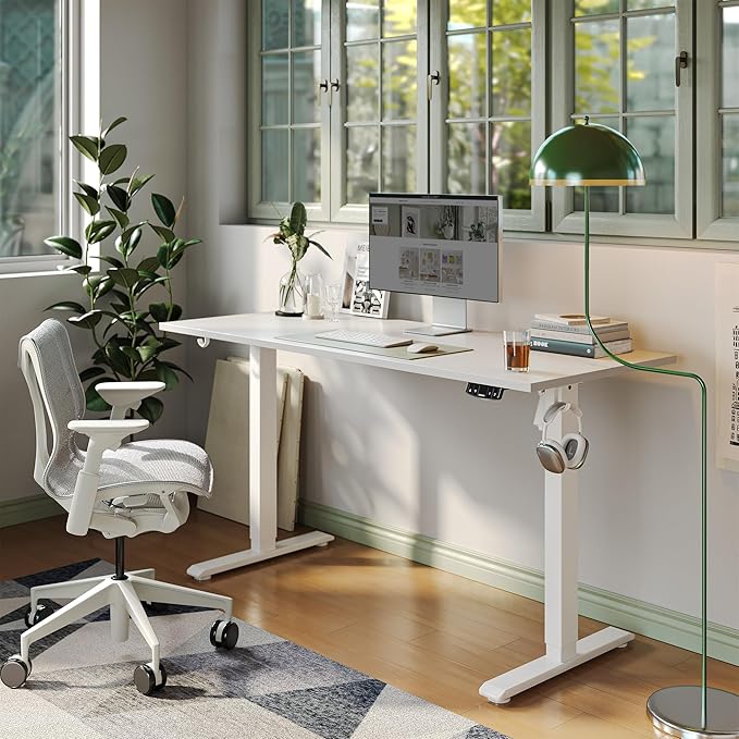 Agilestic Electric Standing Desk 40 x 24 Inches, Height Adjustable Desk, Sit ...