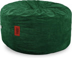 CordaRoy's Corduroy Bean Bag Pouf Footstool, Rainforest