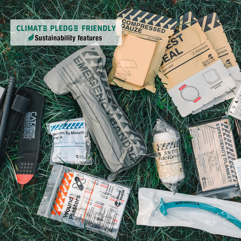 RHINO RESCUE IFAK Trauma Kit Pro with CAT Tourniquet (Camo)