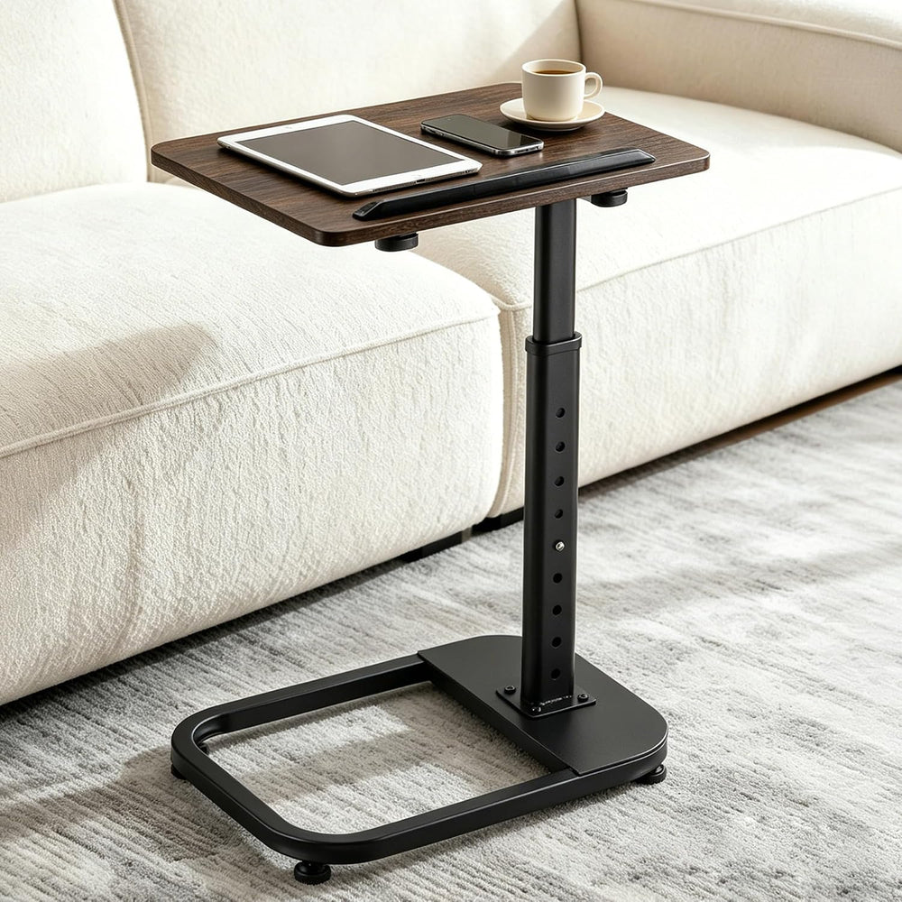 facka Adjustable Height TV Tray Table for Couch Eating, Laptop Small Spaces