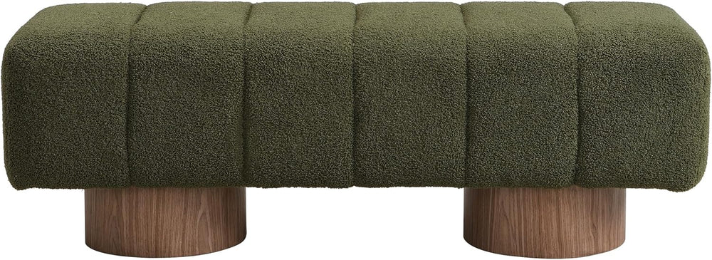 Christopher Knight Home Manila 50" Boucle Fabric Dining Bench, Rectangul...