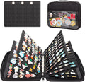 Enamel Pin Display Pages Pin Carrying Case, Pins Collection Storage Organizer Case, Travel Brooch Pin Display Bag (Pins Not Included)