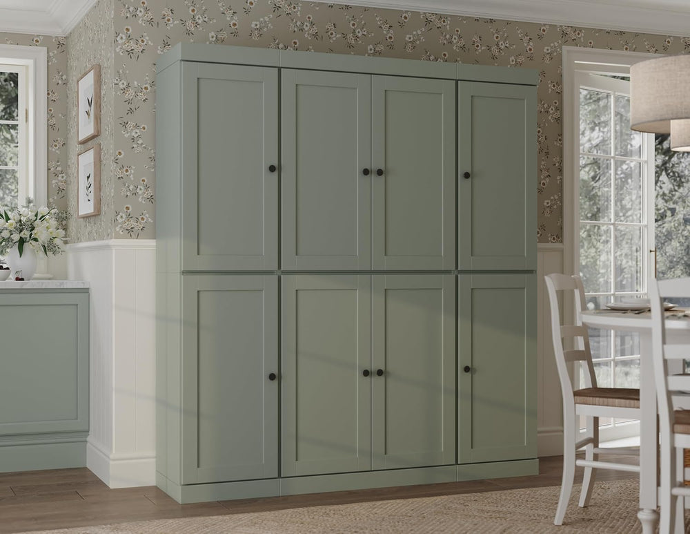 Palace Imports Solid Wood Pantry Cabinet – 71.5" Tall x 65" Wide - ...