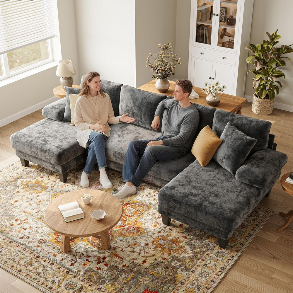 Txtin's Sleeper Sofa with Pull Out Couch Bed | 112 Inch Couches for Livin...