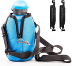 20 Pcs Metal Belt Clip Reusable Slides Strap Clip Holder for Outdoor Camping Belt Kettle Sling Bag Backpack, Black