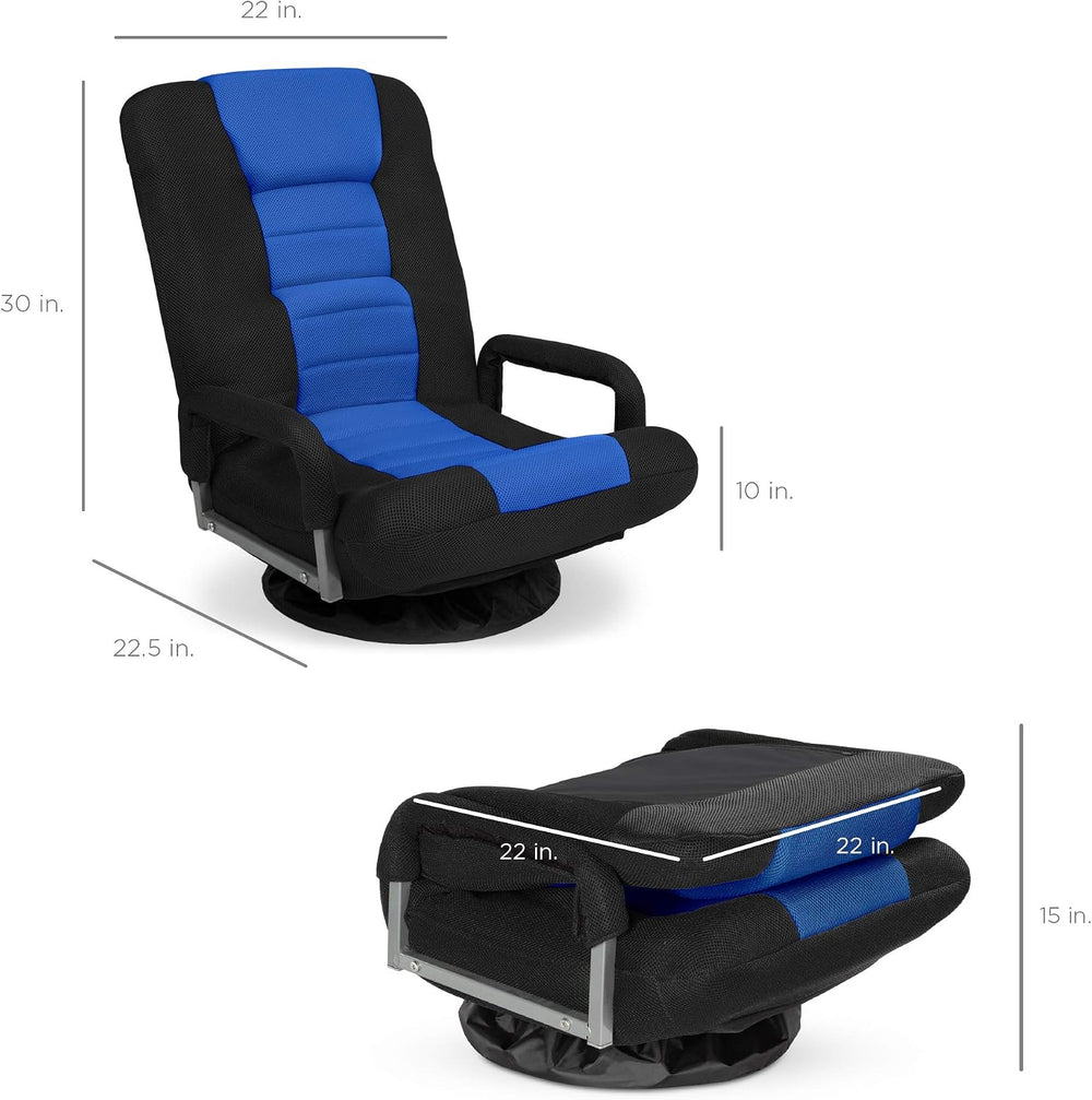 Best Choice Products Swivel Gaming Chair 360 Degree Multipurpose Floor Chair ...