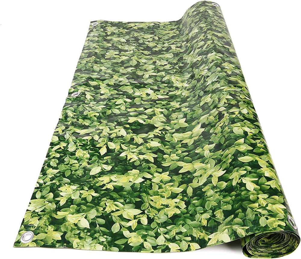 NAIMORUI Balcony Privacy Screen, 450 GSM PVC Fence Cover, 34 x 180 Inches
