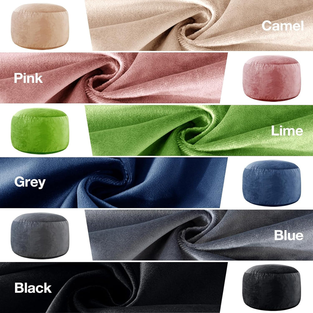 3 ft Bean Bag Chair, Bean Bag Chairs for Adults,3 Foot,Dark Grey | Memory Foa...