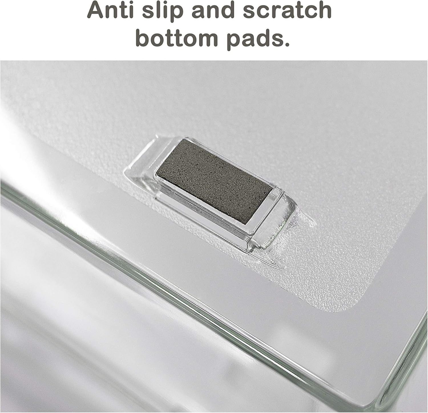 Acrimet Facility 3 Tier Letter Tray, Front Load, Letter Size/A4, Desktop File Organizer, Plastic (Clear Crystal Color)