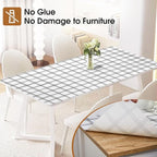 Beautysaid Shelf and Drawer Liner for Kitchen Cabinet, Non Adhesive Non Slip Shelf Paper Waterproof Washable Thickened for Dresser Pantry Shelve Bathroom Protector Liner(Plaid,18 in x 30 FT)