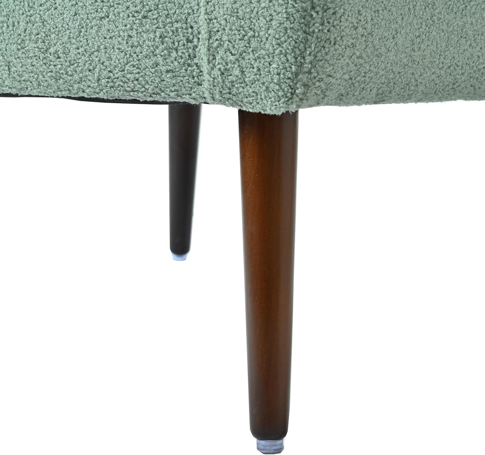 Accent Chair, Comfy Upholstered Living Room Chairs with High Tufted Backrest ...