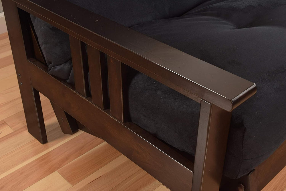 Kodiak Furniture Monterey Queen-size Futon, Storage Drawers, Espresso Finish ...