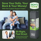 BEN'SHOME® Deep Loveseat Cushion Support for fix Sagging Seats - Heavy Duty Solid Wood Sofa Support Board | Adjustable 38"-45" x 23" Under Cushion Insert | Non-Slip Furniture Saver | 400 LB Capacity