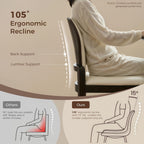 LIKIMIO Dining Chairs Set of 2, Leather Dining Chairs with Solid Wood Frame, Modern Dining Room Chairs with 350lbs Capacity and 19.6" Wide Seat, Upholstered Kitchen Chairs for Adults, Beige