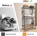 Whitmor Modern Industrial Wardrobe