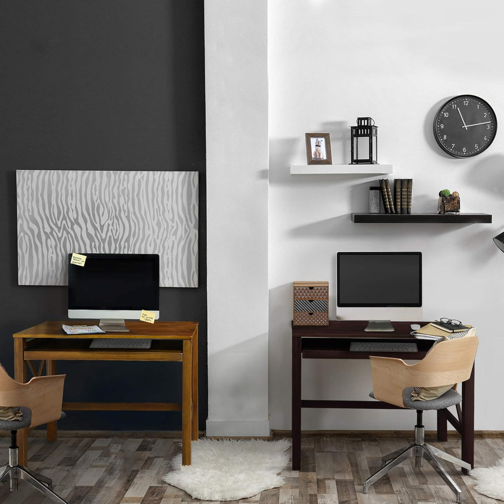 Casual Home Montego Folding Desk with Pull-Out Tray-Espresso