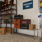 18" Deep x 48" Wide x 14" Height Wire Shelving Kit | 1-Tier | NSF Commercial Storage Rack Unit