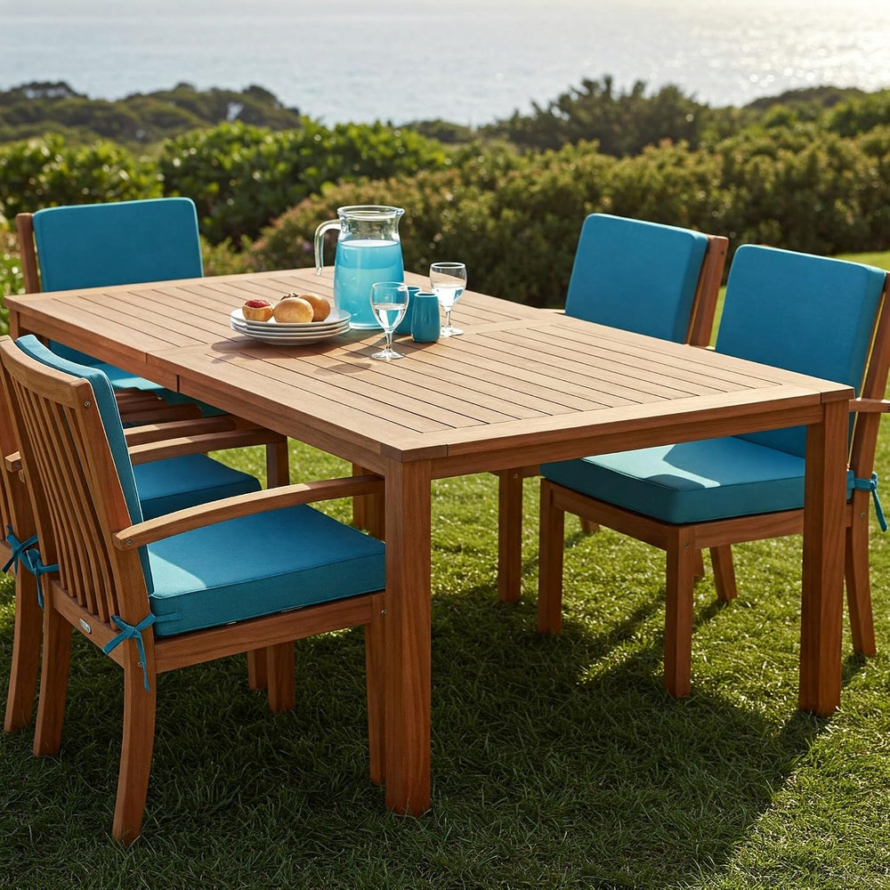 RSH DECOR Indoor/Outdoor Foam Dining Chair Seat Cushions, 20" x 18"...