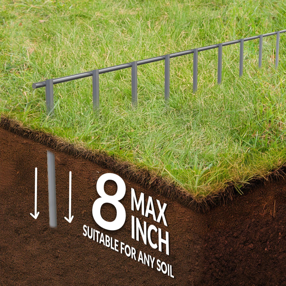 Dig Defence Original Animal Barrier Garden Fence - Small/Medium, 12 Pack