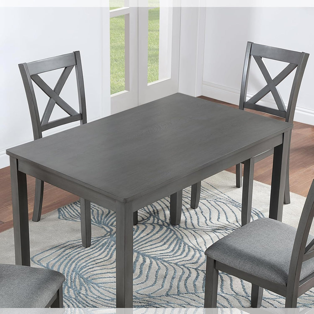 Knocbel Classic 4-Person Dining Table for Small Space, Wooden Apartment Condo...