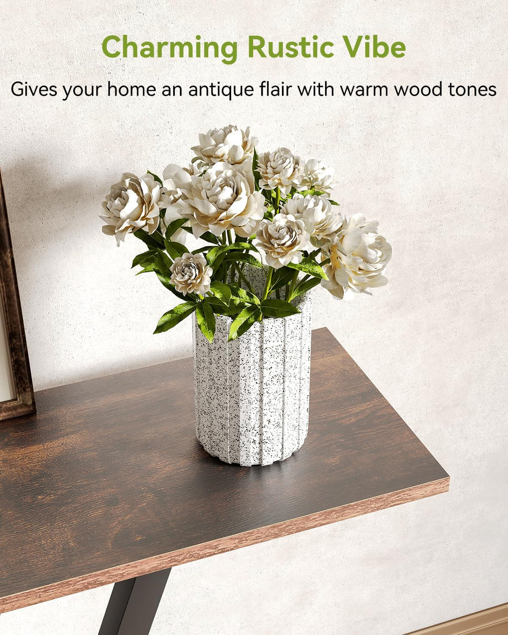 LITTLE TREE Console Table Hallway Table for Entryway 43 Inch Sofa Table Entry...
