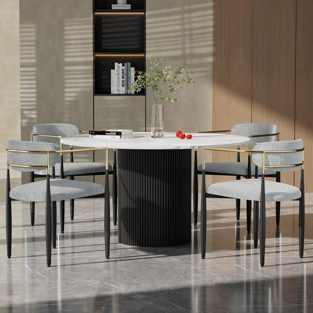 Baysitone Dining Chairs Set of 4 Mid-Century Modern Upholstered Boucle Dining...