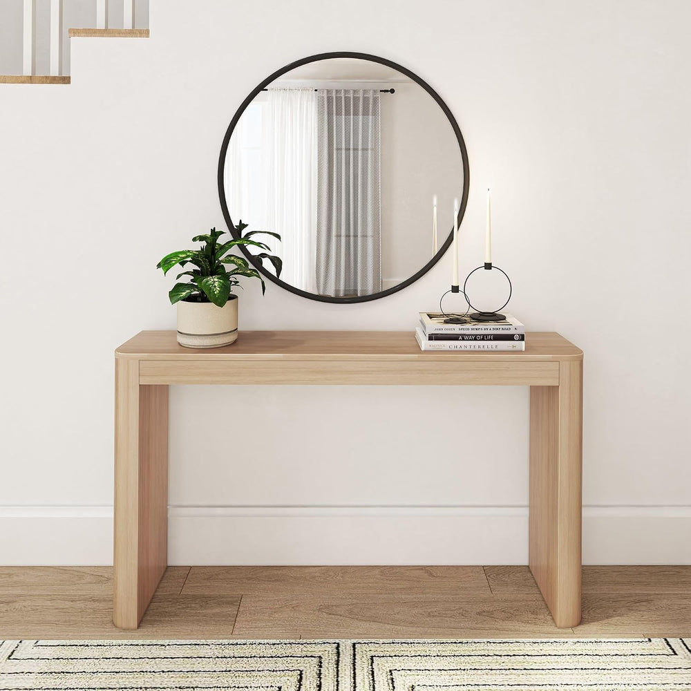 Plank+Beam Contour Console Table, 56 Inch, Blonde