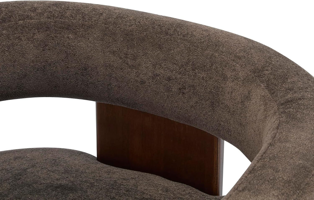 Christopher Knight Home Nettie Modern Accent Chair for Living Room, Velvet Fa...