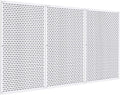 Pegboard Rack Garage Storage,Steel Pegboard Heavy Duty- 3 Pack 16-Inch X 24-Inch Metal Peg Board Tool Organization Panels (White)