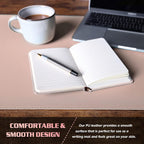K KNODEL Desk Mat, Blotter, Dual-Sided Office Desk Pad, Waterproof Desk Mat for Desktop, Desk Blotters, PVC Leather Pad Protector (Pink, 35.4" x 17")