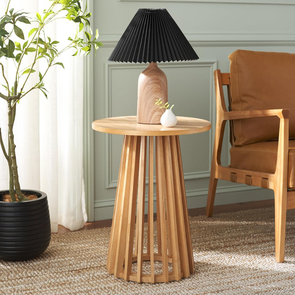 SAFAVIEH Home Collection - Cassio Natural Brown Accent Table, Sculptural Mode...