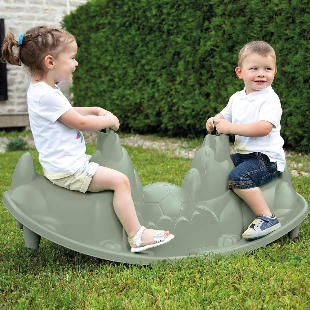 Smoby Life - Swing dogs - 2 ergonomic seats, 1 middle seat, 2 handles - Recyc...