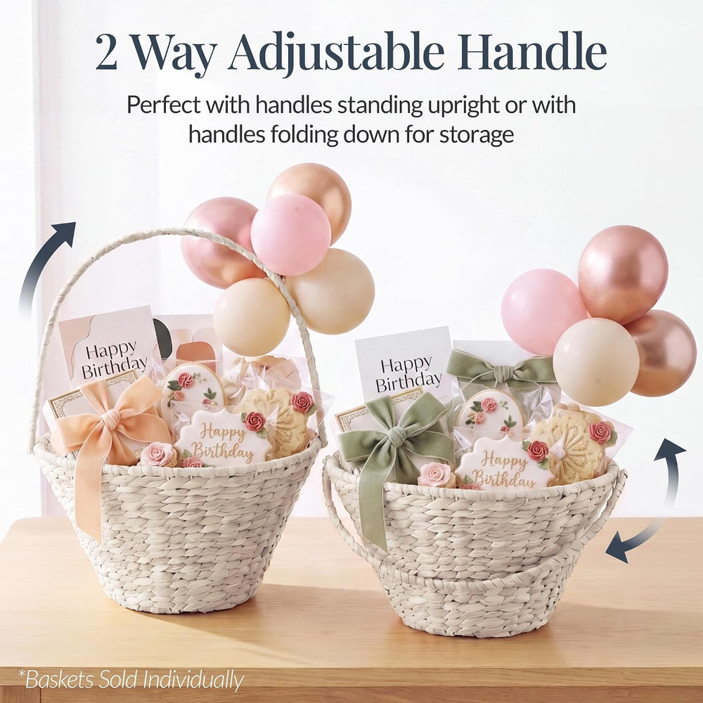 Best Choice Products Woven Large Gift Basket For DIY Halloween Boo Baskets, H...
