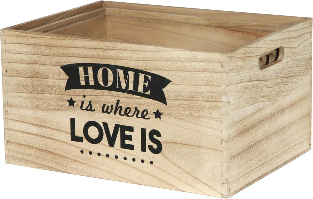 The Home Deco Factory hd3906 Trays Medium – 3 pcs – Brown 40 x 31 x 22 cm