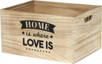 The Home Deco Factory hd3906 Trays Medium – 3 pcs – Brown 40 x 31 x 22 cm