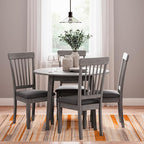 Signature Design by Ashley Shullden Modern Upholstered Dining Chair with Cushion, Set of 2, Gray