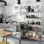 14" Deep x 36" Wide x 64" Height Wire Shelving Kit | 5-Tier | NSF Commercial Storage Rack Unit