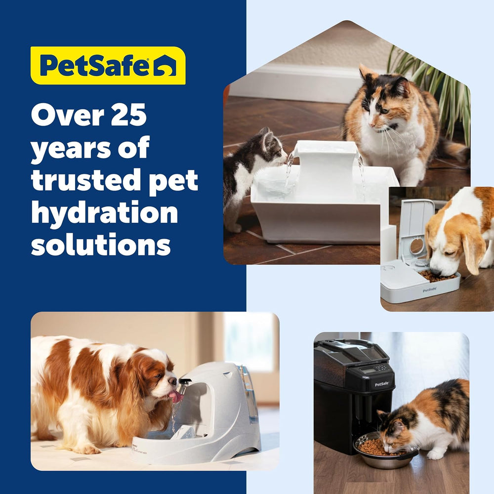 PetSafe Drinkwell Platinum Cat & Dog Water Fountain + 12 Carbon Filters
