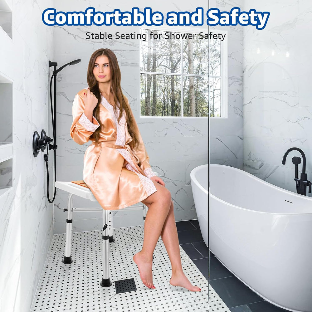 Shower Chair Bath Stool Seat 350 Lbs