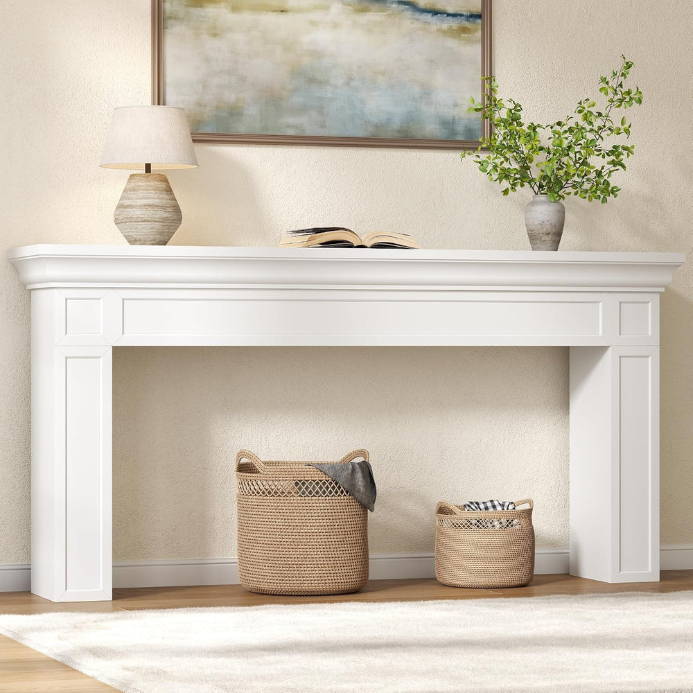 Loomie 63" Long Console Tables for Entryway, Modern Rectangular Sofa Tab...