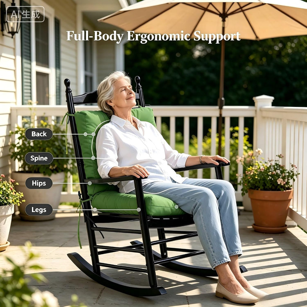 QILLOWAY Outdoor Chair Cushion for Patio Furniture, Waterproof Patio Cushions...