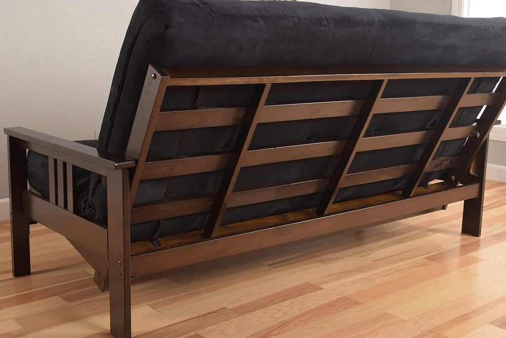 Kodiak Furniture Monterey Queen-size Futon, Espresso Finish with Oregon Trail...