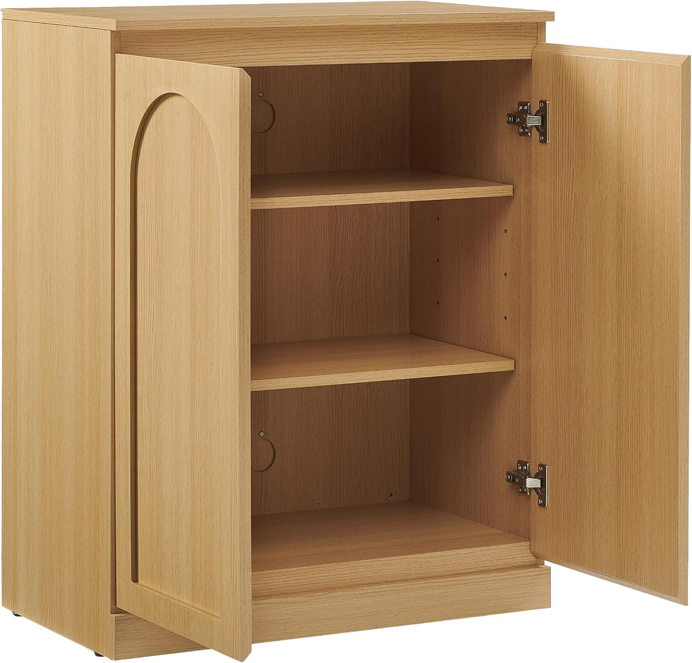 Crosley Furniture Marco Modern Kitchen Pantry Storage Cabinet with Shelves, D...