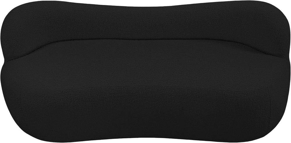 Meridian Furniture 119Black Flair Collection Modern | Contemporary Boucle Fab...