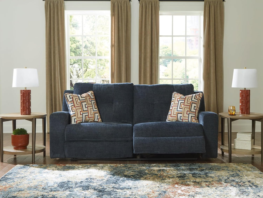 Signature Design by Ashley Danum Modern Manual Pull Tab Reclining Sofa with T...