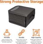 Amazon Basics Polyester CD/DVD Portable Storage Binder with Handle, 400-Capacity, Black