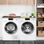 Royxen Washer Dryer Countertop, 27.4" x 54" Wood Universal Fit, Washer Dryer Topper, Laundry Room Organization, Laundry Countertop for Laundry Organization, Eucalyptus