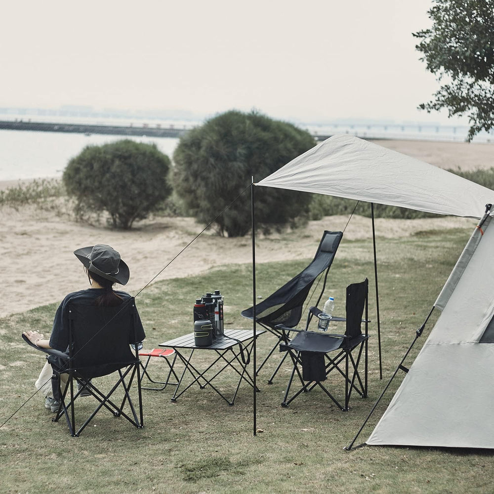 Damei century 4Pack Folding Camping Chairs, Portable for Beach, Lawn | Lightw...
